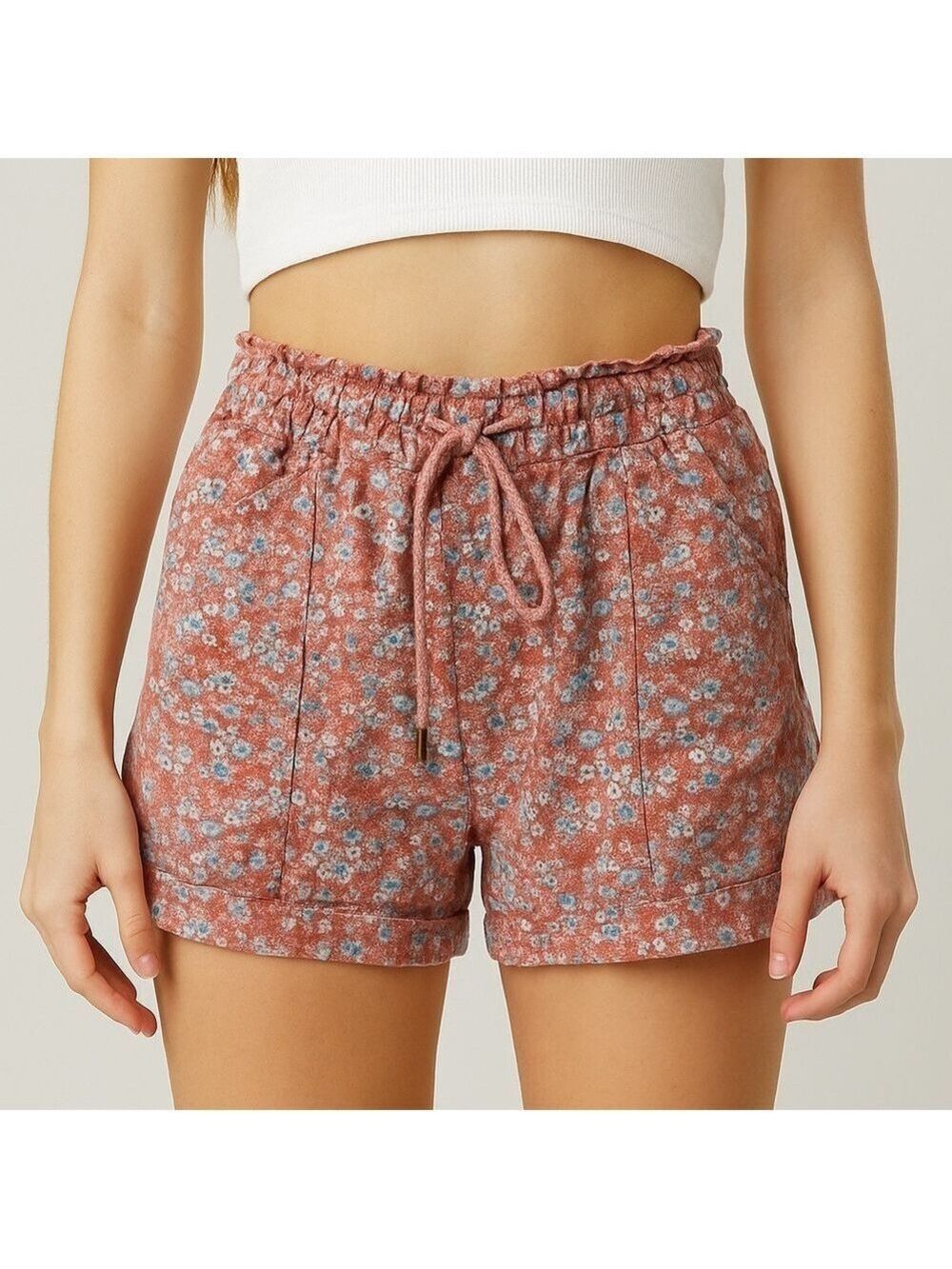 Rewind Women's Shorts Pink Blue Size Small